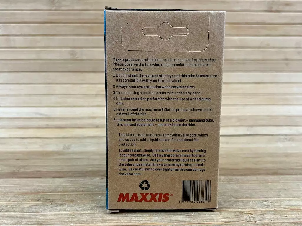 Maxxis Schlauch 29" 2.2/2.5 FV Freeride Presta 36mm 7 Maxxis Schlauch 29" 2.2/2.5 FV Freeride Presta 36mm – Bild 5