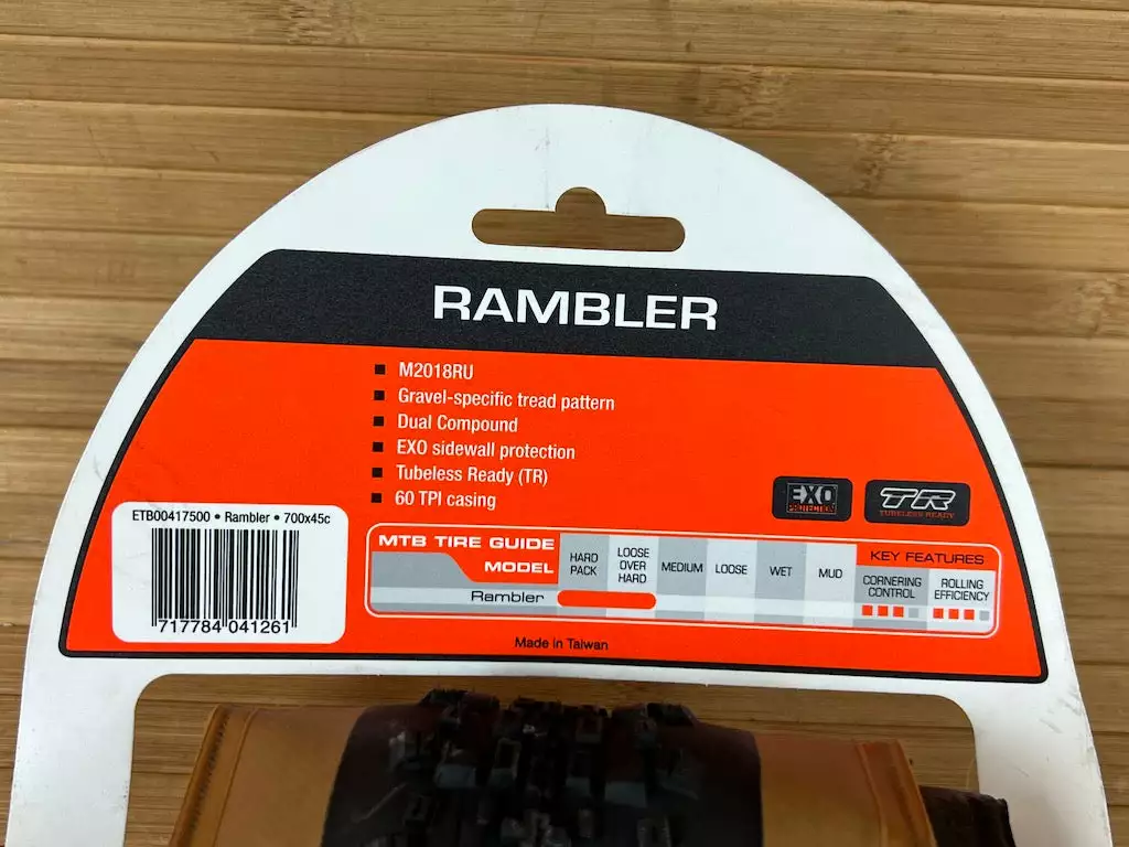 Maxxis Rambler Tanwall Reifen 700 X 45C EXO TR Gravel 6 Maxxis Rambler Tanwall Reifen 700 X 45C EXO TR Gravel – Bild 4