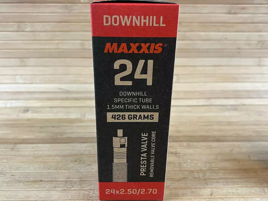 Maxxis Schlauch 24" 2.5/2.7 FV Downhill Presta 6 Maxxis Schlauch 24" 2.5/2.7 FV Downhill Presta – Bild 4
