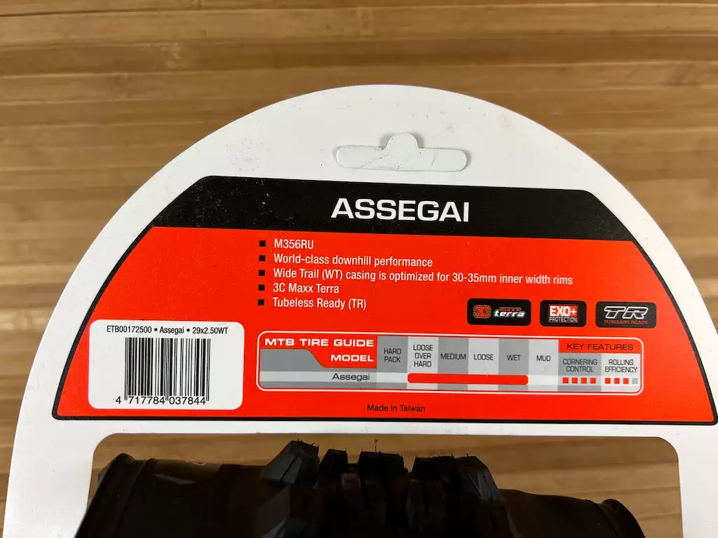 Maxxis Assegai Reifen 29 X 2.5 EXO+ TR 3C Maxx Terra 6 Maxxis Assegai Reifen 29 X 2.5 EXO+ TR 3C Maxx Terra – Bild 4