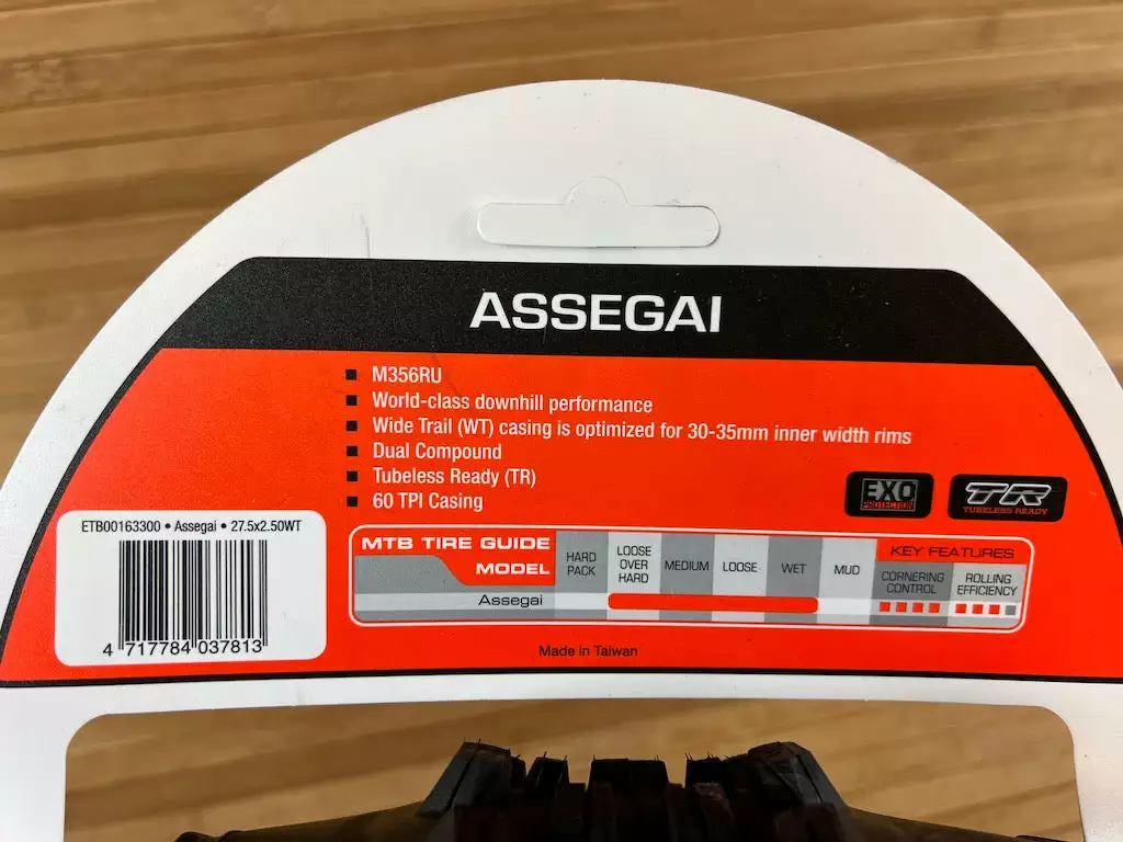 Maxxis Assegai Reifen 27.5 X 2.5 EXO TR 6 Maxxis Assegai Reifen 27.5 X 2.5 EXO TR – Bild 4