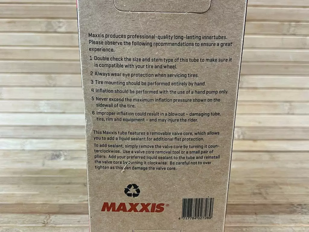 Maxxis Schlauch 26" 2.5/2.7 FV Downhill Presta 7 Maxxis Schlauch 26" 2.5/2.7 FV Downhill Presta – Bild 5