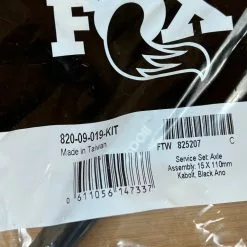 FOX Kabolt Achse Boost 110x15mm Black Axle -Neatflow Verkäufe IMG 9090
