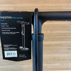 Crankbrothers Sapphire Standpumpe / Pumpe Midnight Edition Black -Neatflow Verkäufe IMG 9394