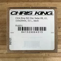 Chris-king Chris King ISO Disc Nabe VR 110 X 20mm 32 Loch Black -Neatflow Verkäufe IMG 9559 0205e013 290b 49a2 a9ec 0e538d35801f